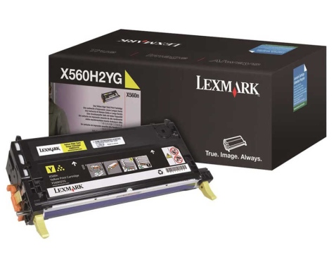 Lexmark X560H2YG - Yüksek Kapasiteli Sarı Toner